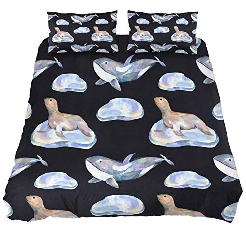 Housse de couette Phoque multicolore 150x200 cm