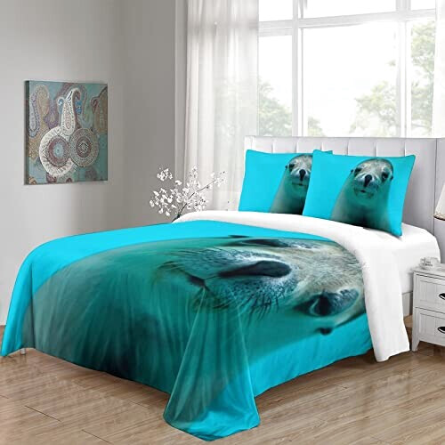 Housse de couette Phoque style- 135x200 cm variant 1 