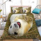 Housse de couette Phoque multicolore 200x200 cm - miniature
