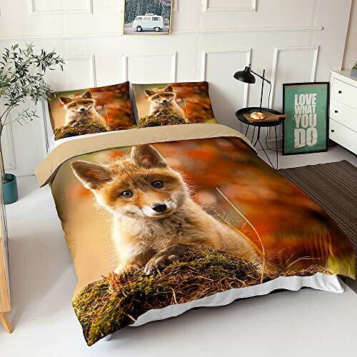 Housse de couette Renard d'automne 140x200 cm variant 0 