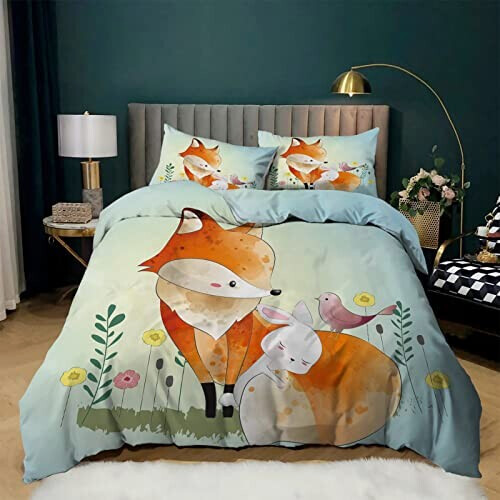 Housse de couette Renard 90x190 cm