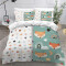 Housse de couette Renard couleur 140x200 cm - miniature