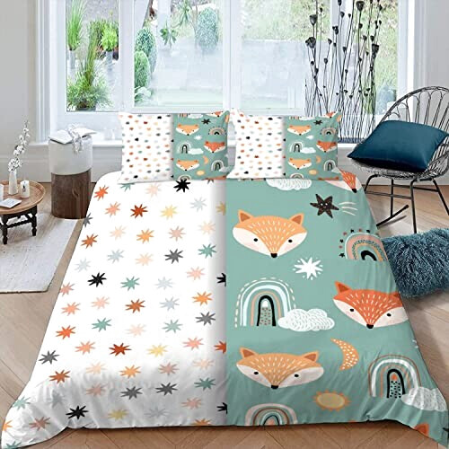 Housse de couette Renard couleur 140x200 cm variant 0 