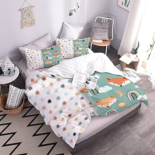 Housse de couette Renard couleur 140x200 cm variant 2 