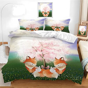 Housse de couette Renard chanceux 90x190 cm