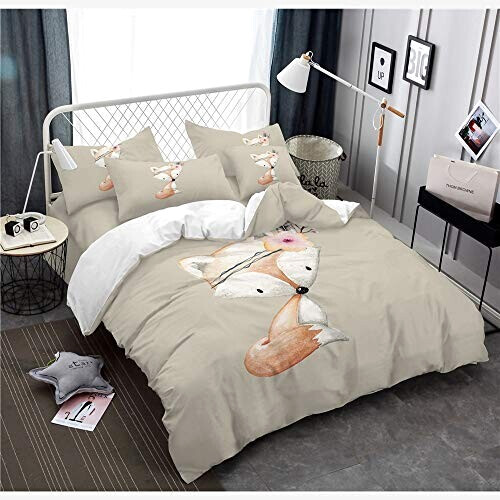 Housse de couette Renard 140x210 cm