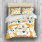 Housse de couette Renard multicolore - miniature