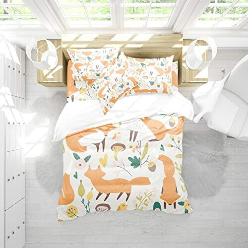 Housse de couette Renard multicolore variant 2 