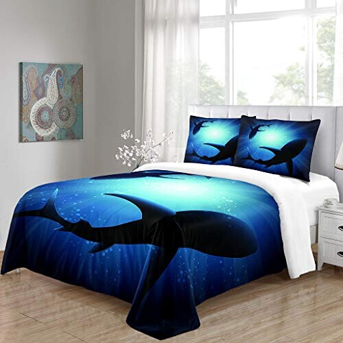 Housse de couette Requin bleu 140x200 cm variant 0 