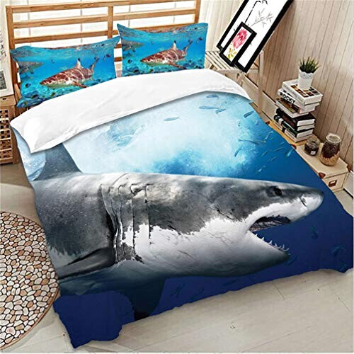 Housse de couette Requin féroce 140x200 cm 200x200 cm 220x240 cm variant 1 