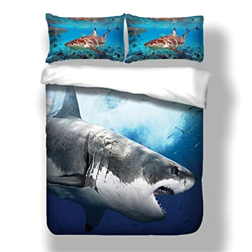 Housse de couette Requin féroce 140x200 cm 200x200 cm 220x240 cm variant 4 