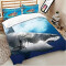 Housse de couette Requin féroce 140x200 cm 200x200 cm 220x240 cm - miniature variant 2