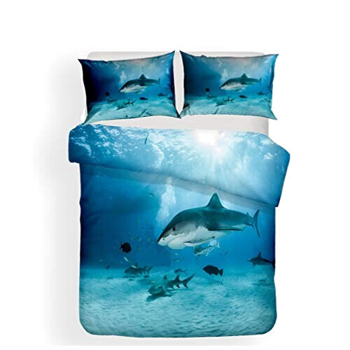 Housse de couette Requin style 140x200 cm variant 2 