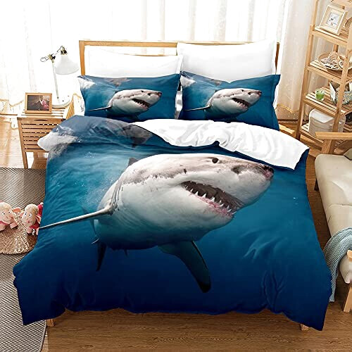 Housse de couette Requin 220x240 cm