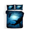 Housse de couette Requin style 140x200 cm - miniature variant 1