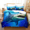 Housse de couette Requin hui 135x200 cm 200x200 cm 220x240 cm - miniature