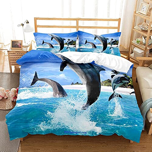 Housse de couette Requin hui 135x200 cm 200x200 cm 220x240 cm