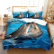 Housse de couette Requin hui 135x200 cm 200x200 cm 220x240 cm - miniature