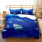 Housse de couette Requin bleu 160x200 cm - miniature