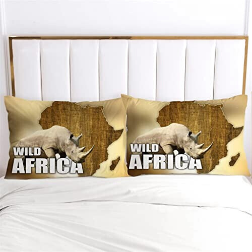 Housse de couette Rhinocéros xn- 140x200 cm variant 3 