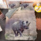 Housse de couette Rhinocéros 160x200 cm - miniature