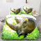 Housse de couette Rhinocéros 160x200 cm - miniature