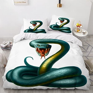 Housse de couette Serpent couleur 140x200 cm 200x200 cm 220x240 cm 240x260 cm
