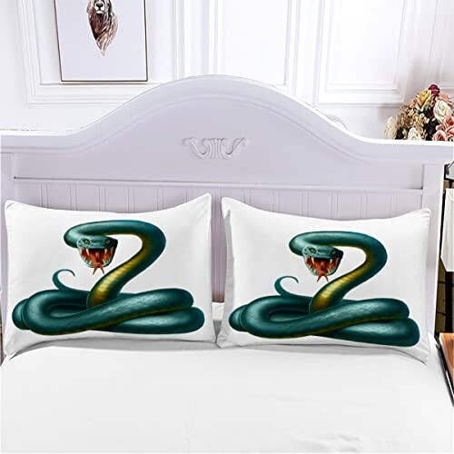 Housse de couette Serpent couleur 140x200 cm 200x200 cm 220x240 cm 240x260 cm variant 3 