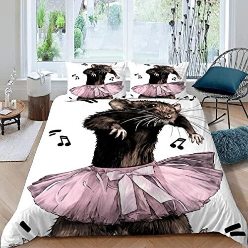 Housse de couette Souris couleur 140x200 cm variant 0 