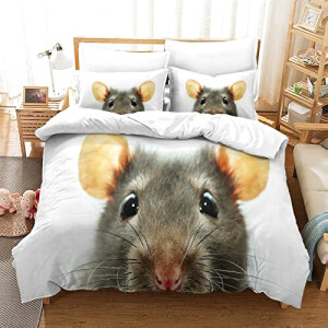Housse de couette Souris style- 135x200 cm
