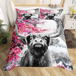 Housse de couette Taureau multicolore 140x200 cm 200x200 cm 220x240 cm 240x260 cm