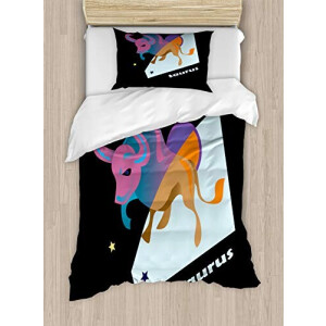 Housse de couette Taureau multicolore