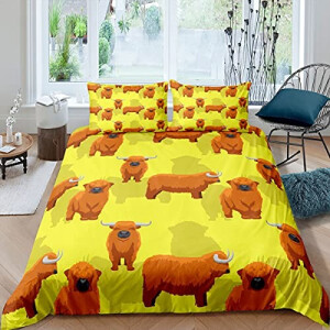 Housse de couette Taureau multicolore 140x200 cm