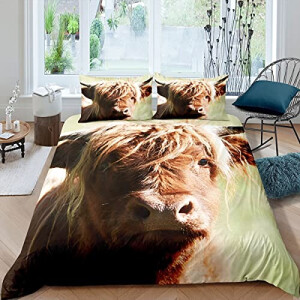 Housse de couette Taureau multicolore 140x200 cm