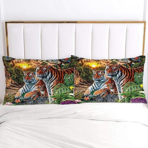 Housse de couette Tigre 135x200 cm 140x210 cm 200x200 cm 220x240 cm 220x260 cm variant 1 