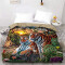 Housse de couette Tigre 135x200 cm 140x210 cm 200x200 cm 220x240 cm 220x260 cm - miniature variant 1