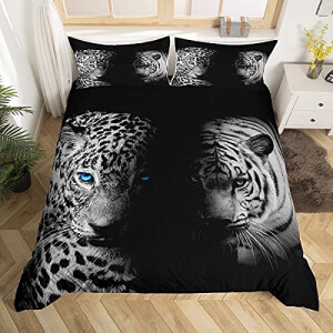 Housse de couette Tigre multicolore a 140x200 cm 200x200 cm 220x240 cm 240x260 cm
