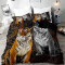 Housse de couette Tigre ami 90x190 cm 140x200 cm 200x200 cm 220x240 cm 240x260 cm - miniature