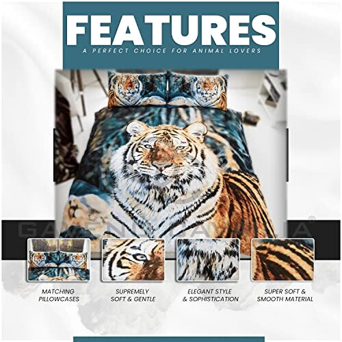 Housse de couette Tigre variant 0 