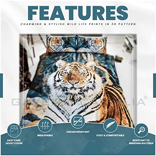 Housse de couette Tigre variant 1 