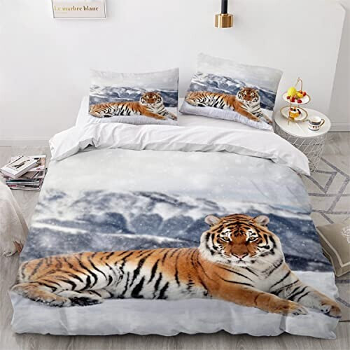 Housse de couette Tigre couleur 200x200 cm variant 0 