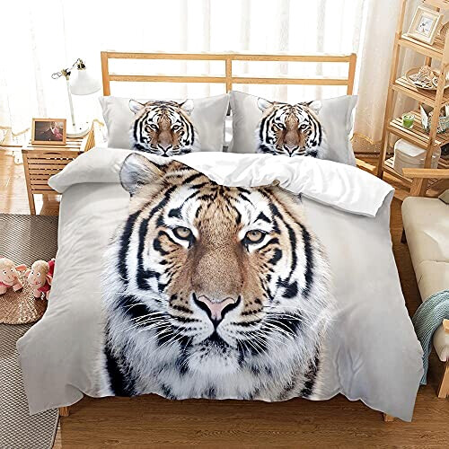 Housse de couette Tigre 240x260 cm