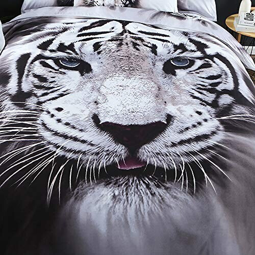 Housse de couette Tigre blanc 220x240 cm variant 0 