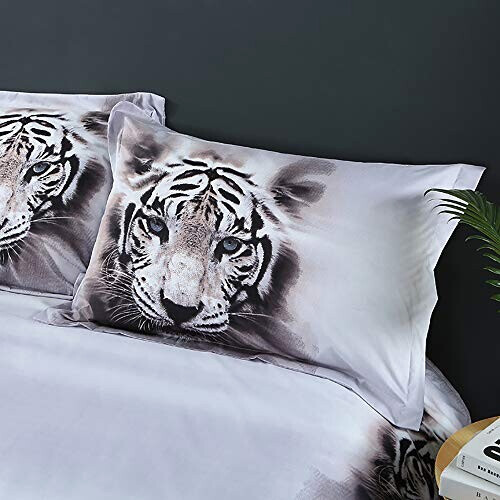 Housse de couette Tigre blanc 220x240 cm variant 2 