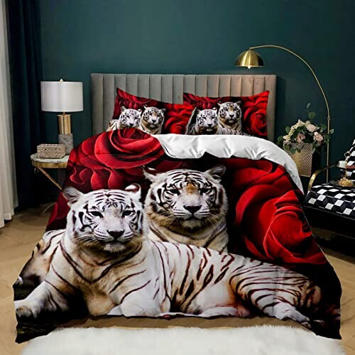 Housse de couette Tigre 100x135 cm