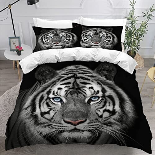 Housse de couette Tigre couleur 200x200 cm