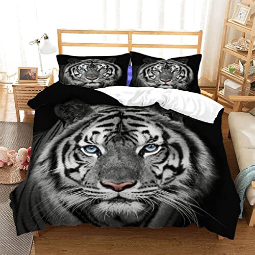 Housse de couette Tigre couleur 200x200 cm variant 1 