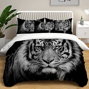 Housse de couette Tigre 135x200 cm 200x200 cm 220x240 cm