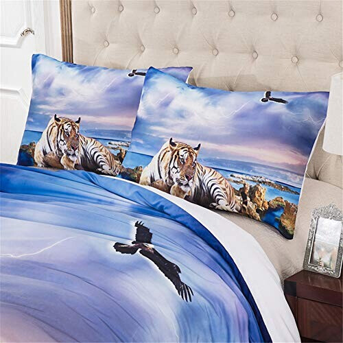 Housse de couette Tigre aigle 140x200 cm 160x200 cm 200x200 cm 220x240 cm variant 1 