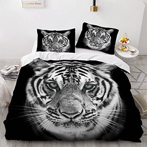 Housse de couette Tigre couleur 140x200 cm